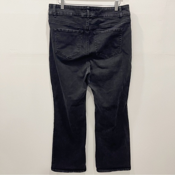 Lane Bryant Magic Waistband Tighter Tummy High Rise Boot Jeans Washed Black 18 - Picture 2 of 10